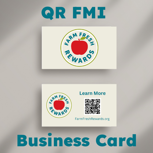 FFR - For More Information QR Code Business Cards