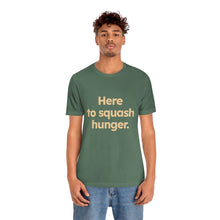 Load image into Gallery viewer, Volunteer - Squash Hunger. Unisex Jersey Short Sleeve Tee
