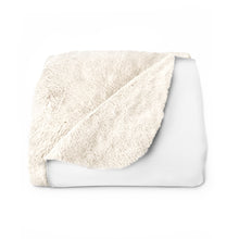 Load image into Gallery viewer, Good Shepherd Food Bank Logo - Square Sherpa Fleece Blanket
