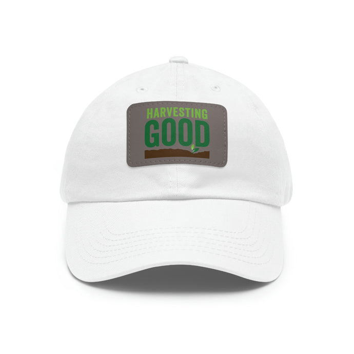 Harvesting Good - Dad Hat with Leather Patch