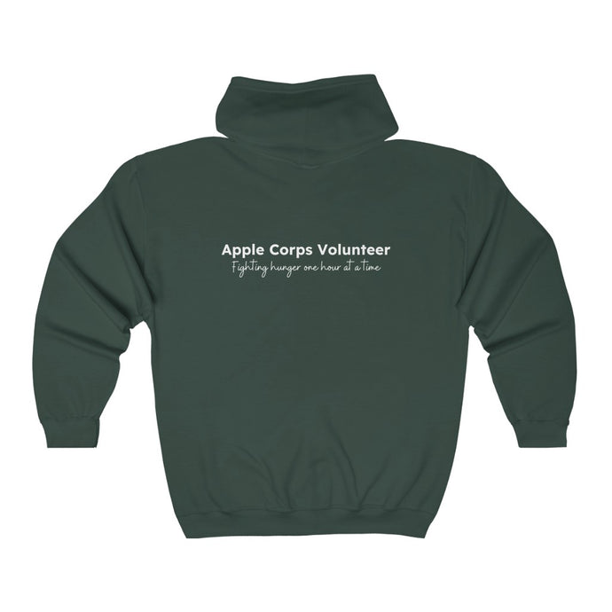 Apple Corps Volunteer - One Hour Zip Hoodie Sweatshirt