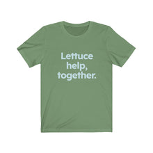 Load image into Gallery viewer, Lettuce Help. Unisex Jersey Short Sleeve Tee
