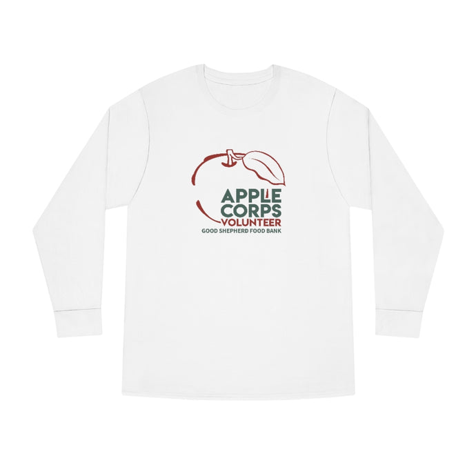 Apple Corps Volunteer - Apple Long Sleeve Crewneck Tee